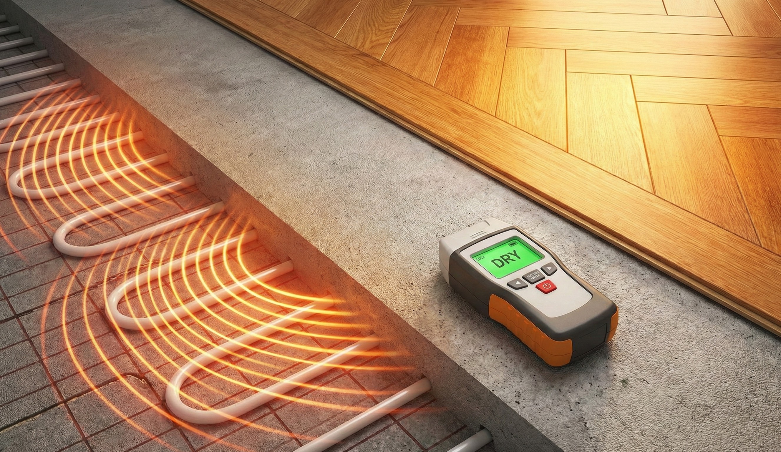 Podlahové kúrenie a poter